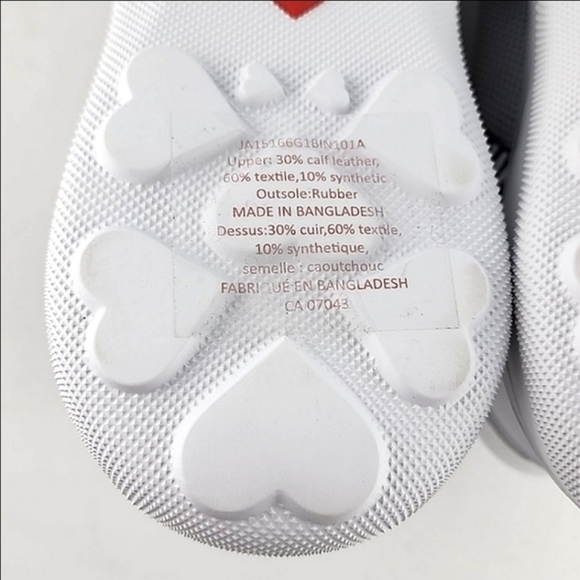 LOVE MOSCHINO Logo Women's White Chunky Slip On Sneakers Leather Logo Band Sz 38 - Picture 12 of 16